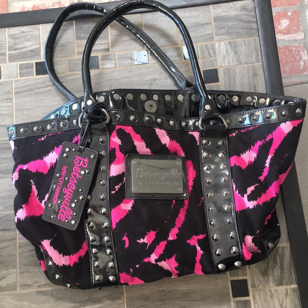 Betsey Johnson Zebra Purse